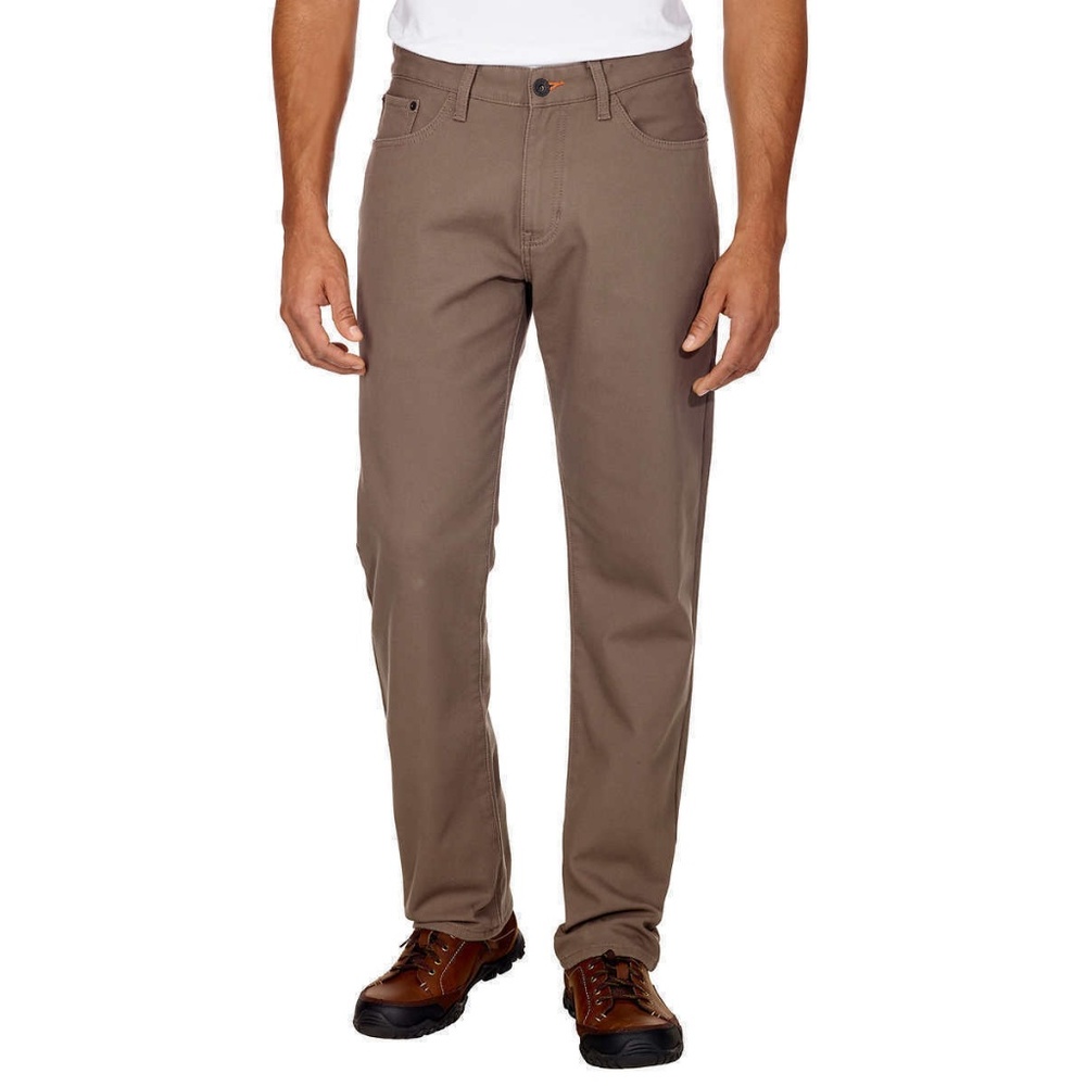 Mens Fleece-Lined Jeans Straight Leg Work Pants